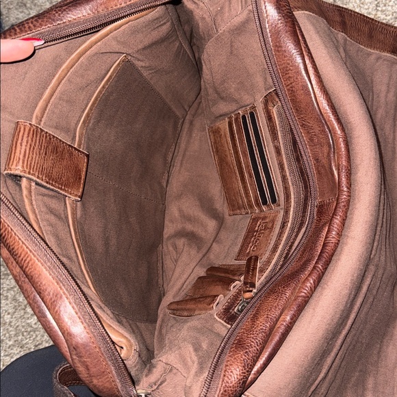 Latico Dark Brown Leather Crossbody Bag - Picture 6 of 6